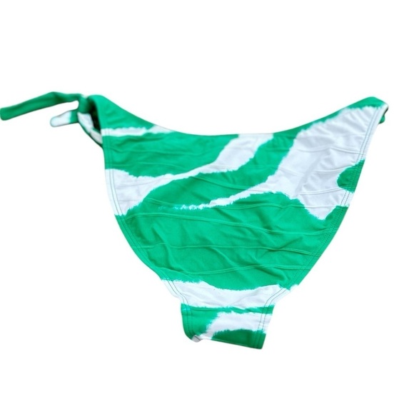 NWT Letarte green tie dye tie swimwear bottom made in USA Maui Hawaii size large - Picture 2 of 4